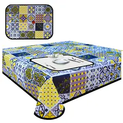 MAISONETTE - Mantel antimancha rectangular 240x160 roseta italica