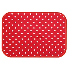 MAISONETTE - Set 6 individuales rectangulares antimanchas 35x45 lun rojo