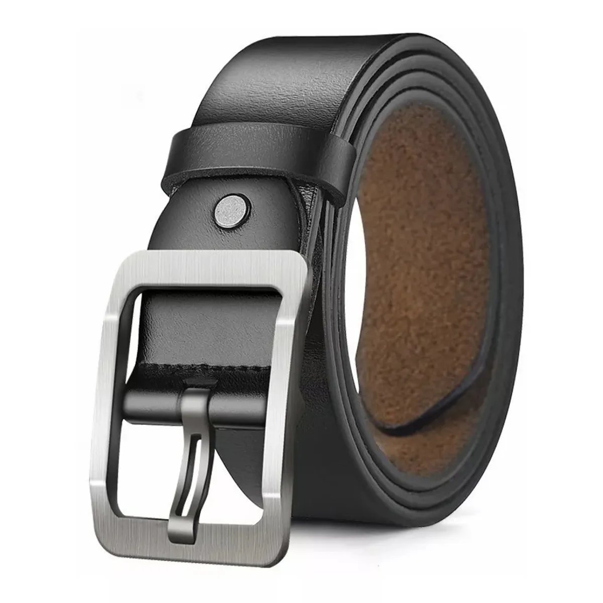 KUANGYE - Cinturones Para Hombre Tamaño Ajustable de eco-cuero