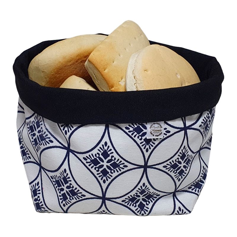 MAISONETTE - Panera tela antimancha vintage azul