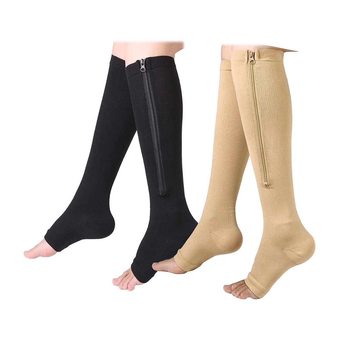 VITAL SOCKS - Vital Socks Set 2 Pares Beige + 1 Negro - Talla 2XL/3XL