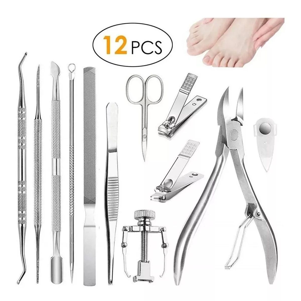 KUANGYE - Set De Pedicura Herramientas Para Uñas Encarnadas
