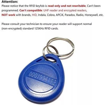 Imagen 2 del producto 50 Piezas Llavero Tag Rfid 125khz Codigo Id Grabado