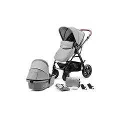 KINDERKRAFT - Coche de Paseo 2 en 1 MOOV Gris