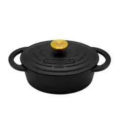 LA CREOLE - Olla Ovalada 24 Cm 2 Lt Black Matte