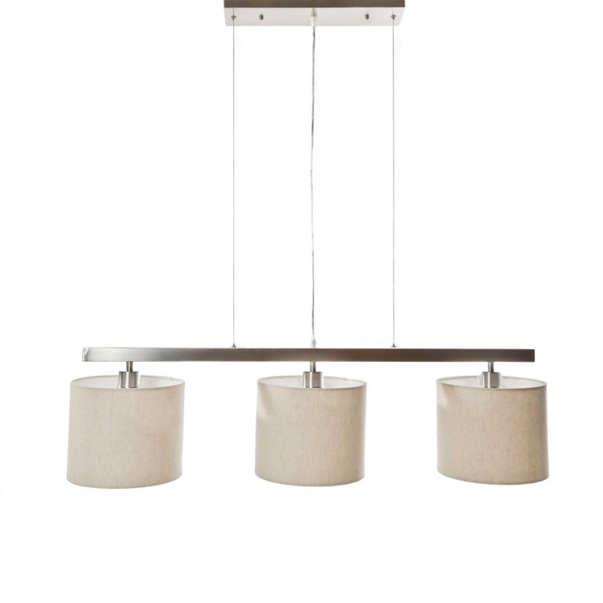 DISEÑO 3 - Lampara Colgar K3 Acero Inox