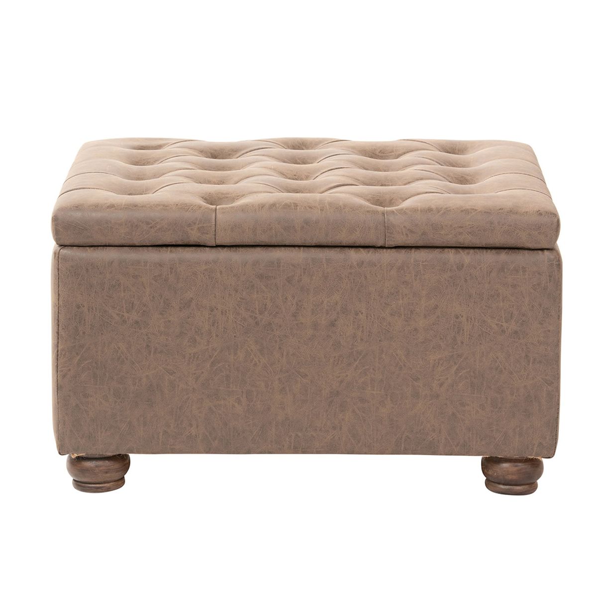 MEYA MUEBLES - Puff Liao estilo baul 41x69x58