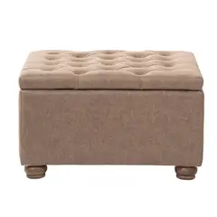 MEYA MUEBLES - Puff Liao estilo baul 41x69x58
