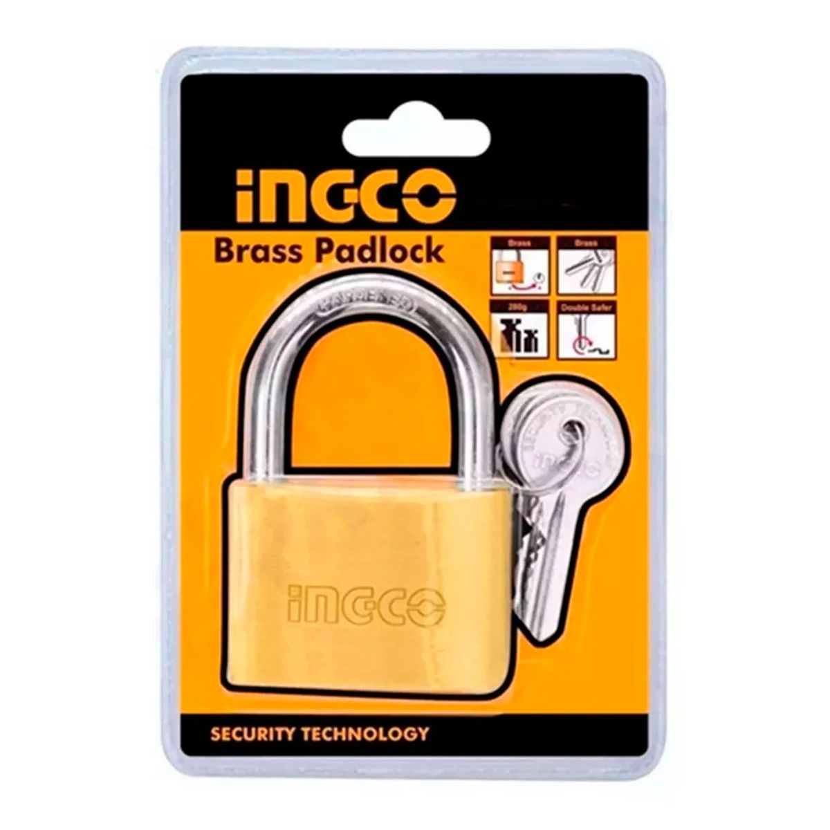 INGCO - Candado Seguridad De Bronce 30mm Ingco Dbpl0302