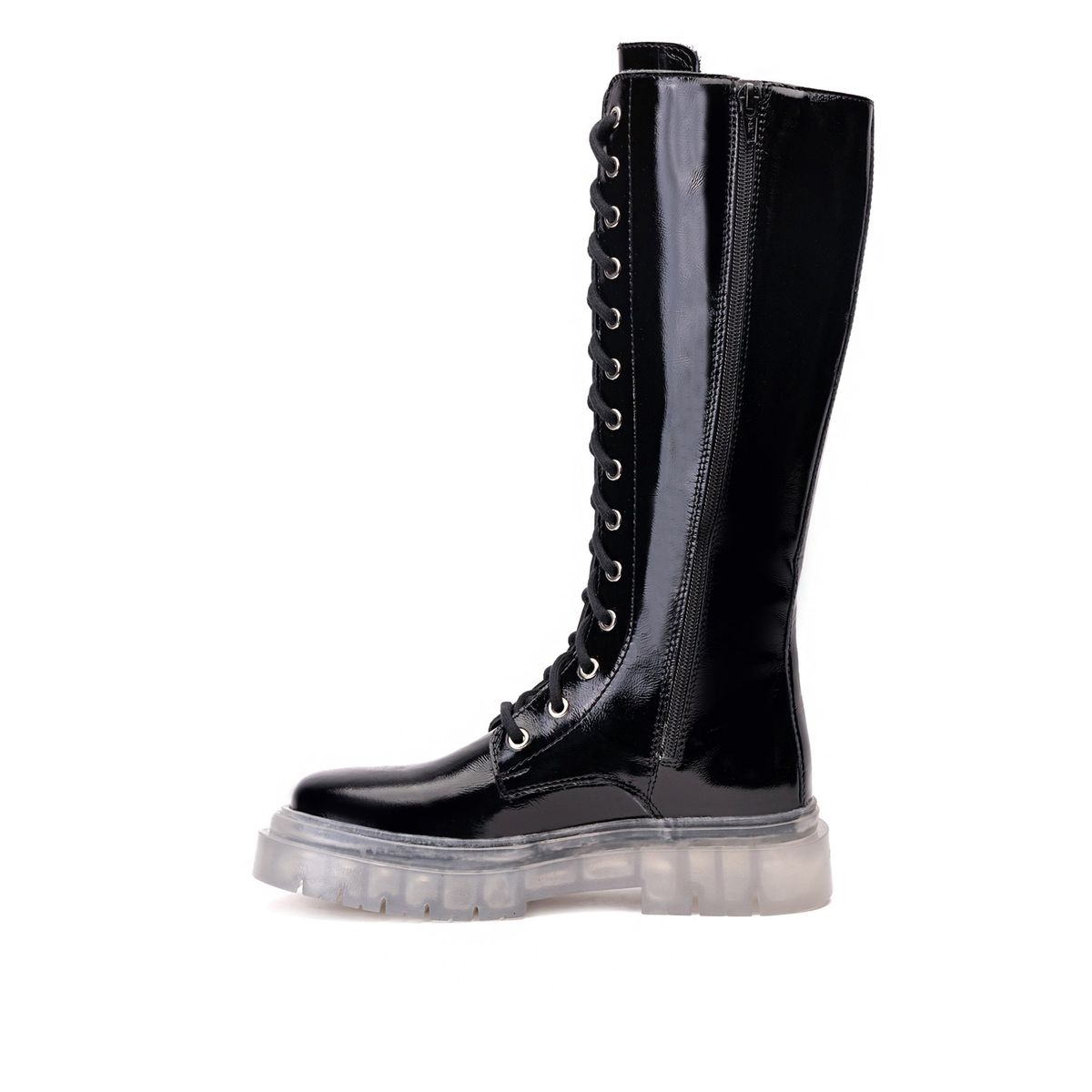 LANDAZURI - Bota Cuero Daryl Cristal Negra Landazuri