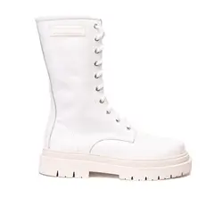 LANDAZURI - Bota Cuero Samurai Blanca