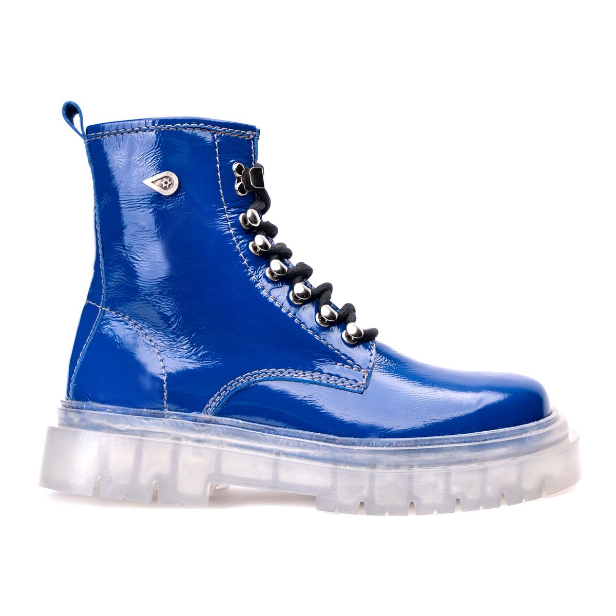 LANDAZURI - Botín Cuero Priss Azul Landazuri