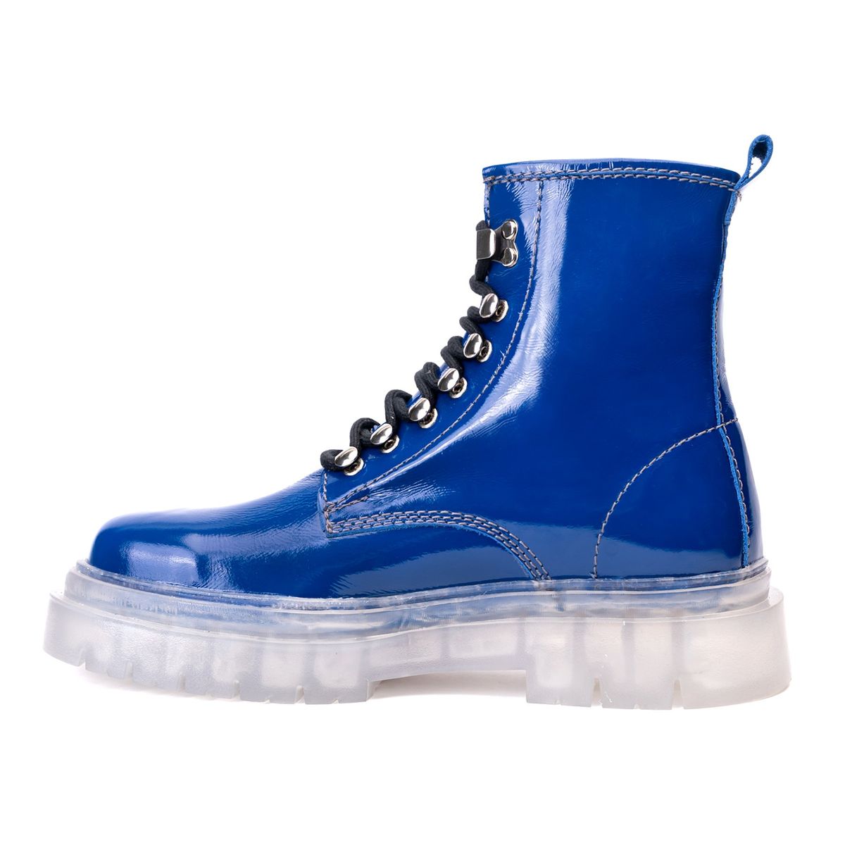 LANDAZURI - Botín Cuero Priss Azul Landazuri