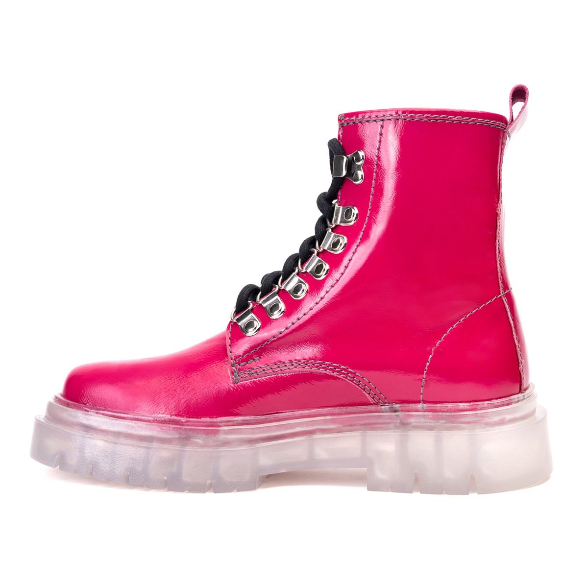 LANDAZURI - Botín Cuero Priss Fucsia Landazuri