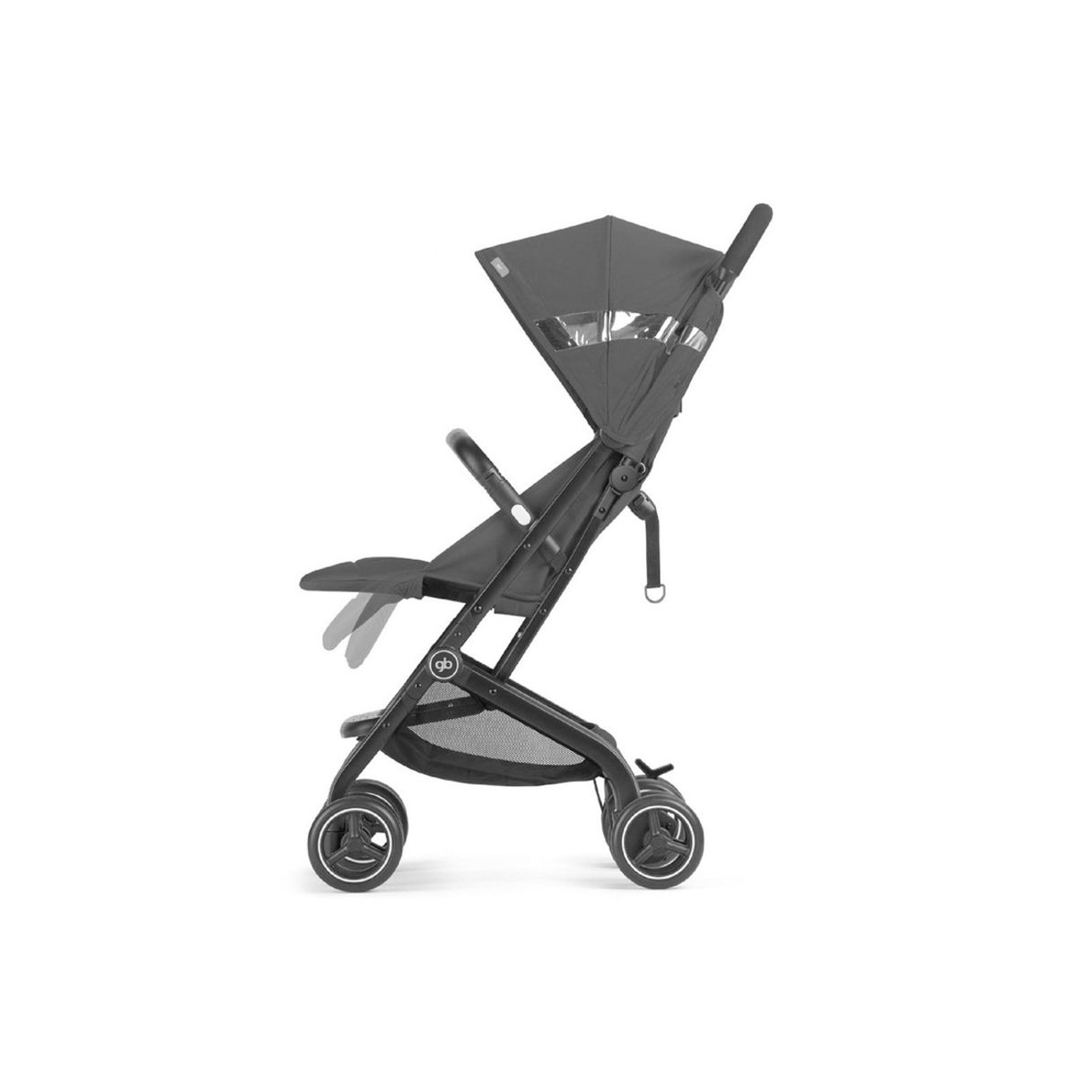 GB - Coche Compacto Qbit Plus All Terrain Negro GB