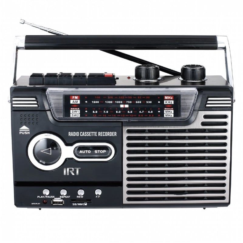 IRT - Radio Cassette Irt Bluetooth fm usb sd vintage IRT