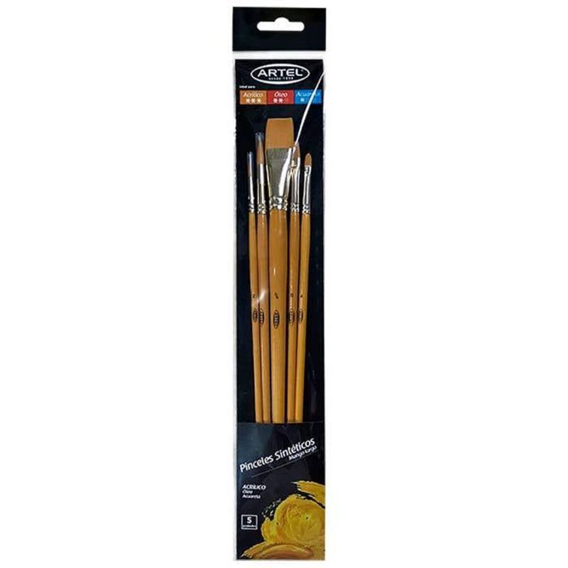 ARTEL - Set 5 Pinceles Artel para Acrilico