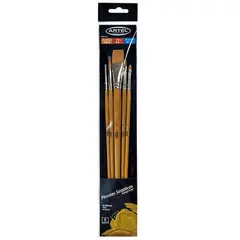 ARTEL - Set 5 Pinceles para Acrilico