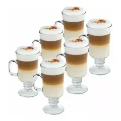 GENERICO - Set 6 Tazas Cafe Capuccino 250 ML