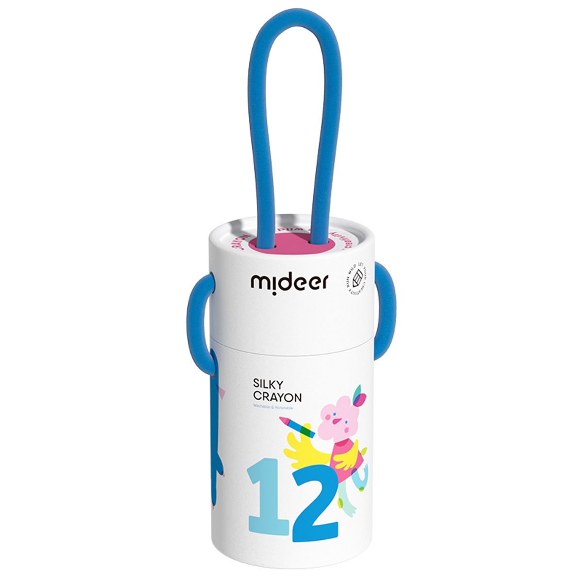 MIDEER - Lápices cera giratorios12 colores