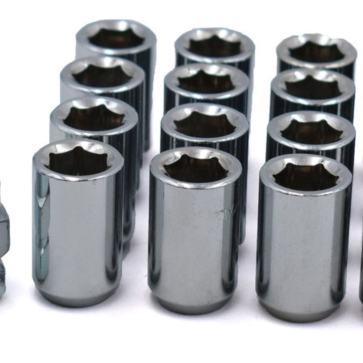 GENERICO - X16 Tuercas De Seguridad Llanta + Llave Allen 12x1.5