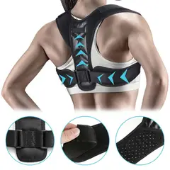 GENERICO - Corrector De Postura Soporte Espalda Clavicula Ajustable