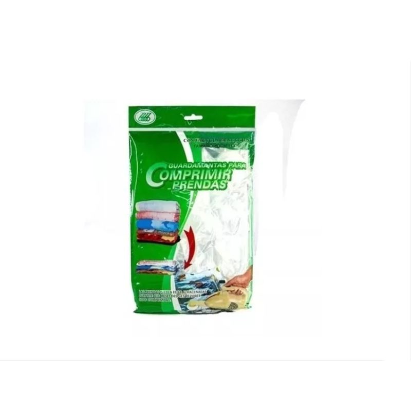 GENERICO - Set 10 Bolsas Guardamantas Para Comprimir Prendas 60x80 Cm