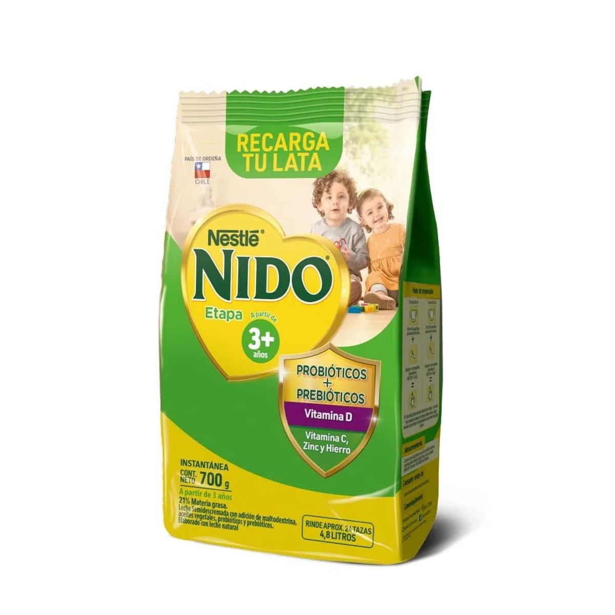 NESTLE - NIDO 3 SOFTPACK 700grs