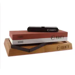 RANTY - KIT AFILADOR CUCHILLO PIEDRA HÚMEDA