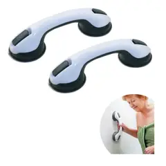 GENERICO - X2 Agarradera Barra Ducha De Seguridad Baño Manilla Ventosa