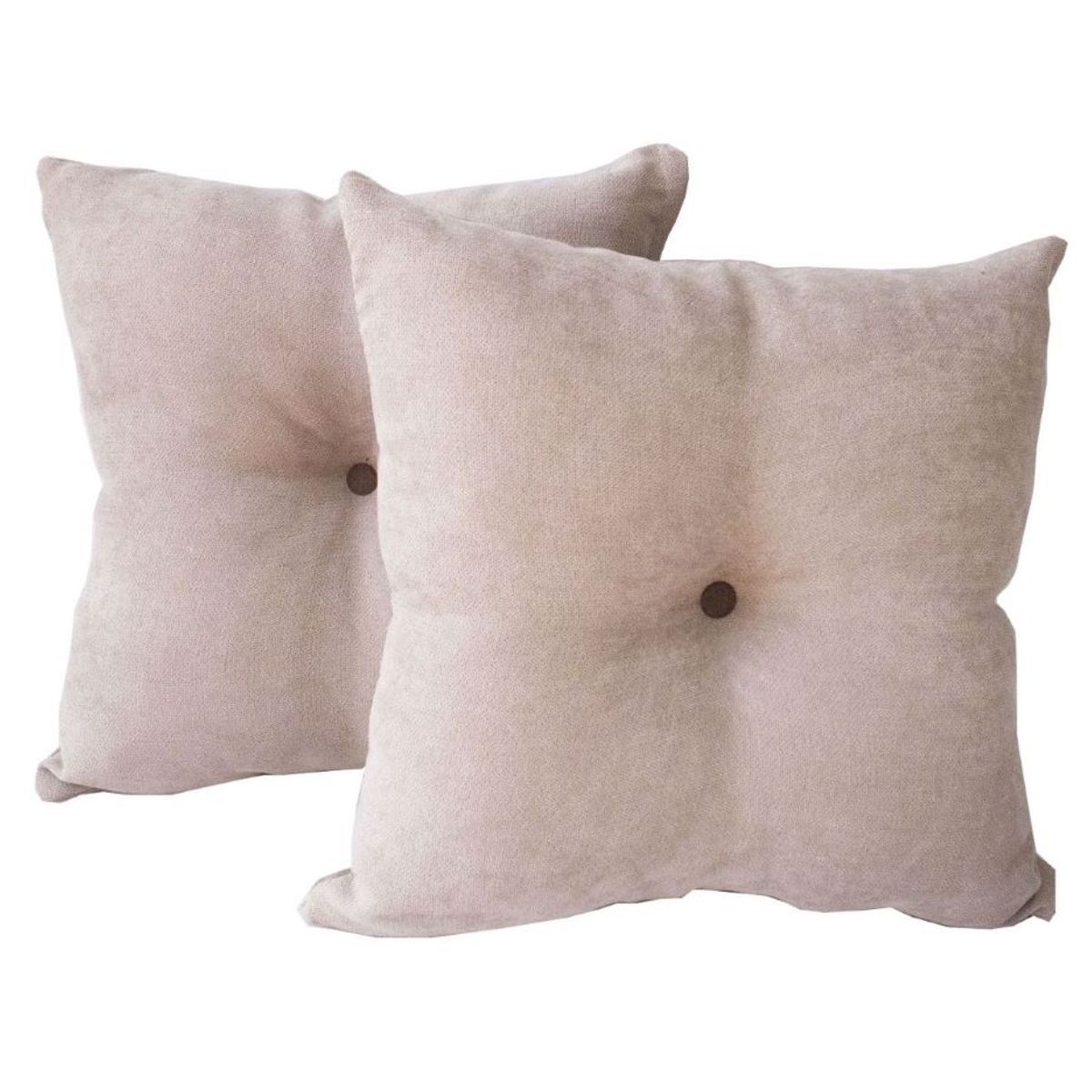JERK HOME - Juego Cojines con Botón Beige