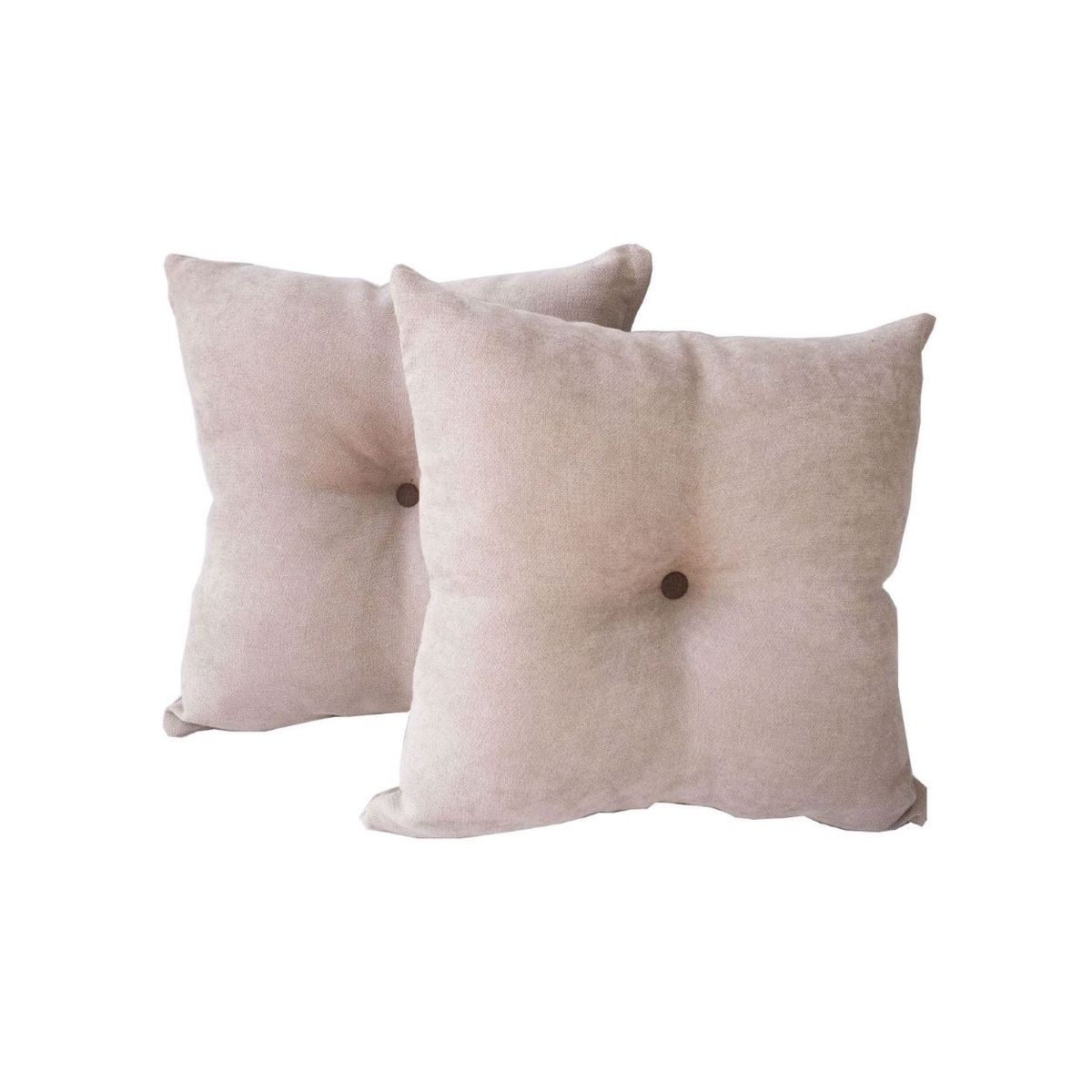 JERK HOME - Juego Cojines con Botón Beige