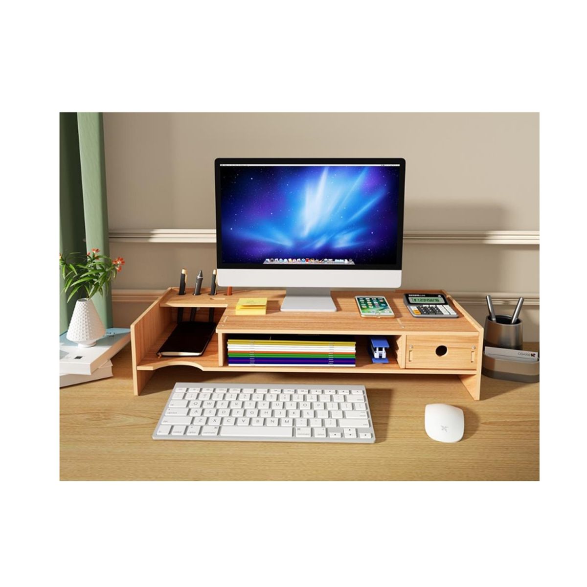 GENERICO - Elevador De Monitor Armable Melamina Escritorio Oficina Home