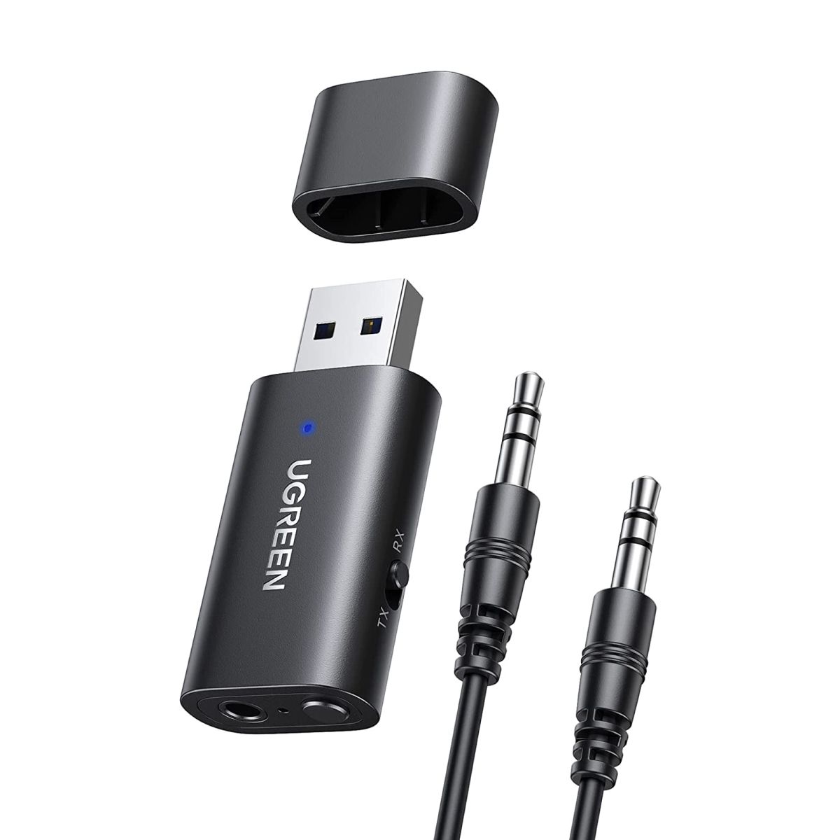 UGREEN - UGREEN Transmisor y Receptor Bluetooth con Micrófono