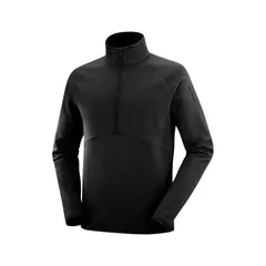 SALOMON - Polerón Hombre Essential Warm Hz Mid M Deep Black