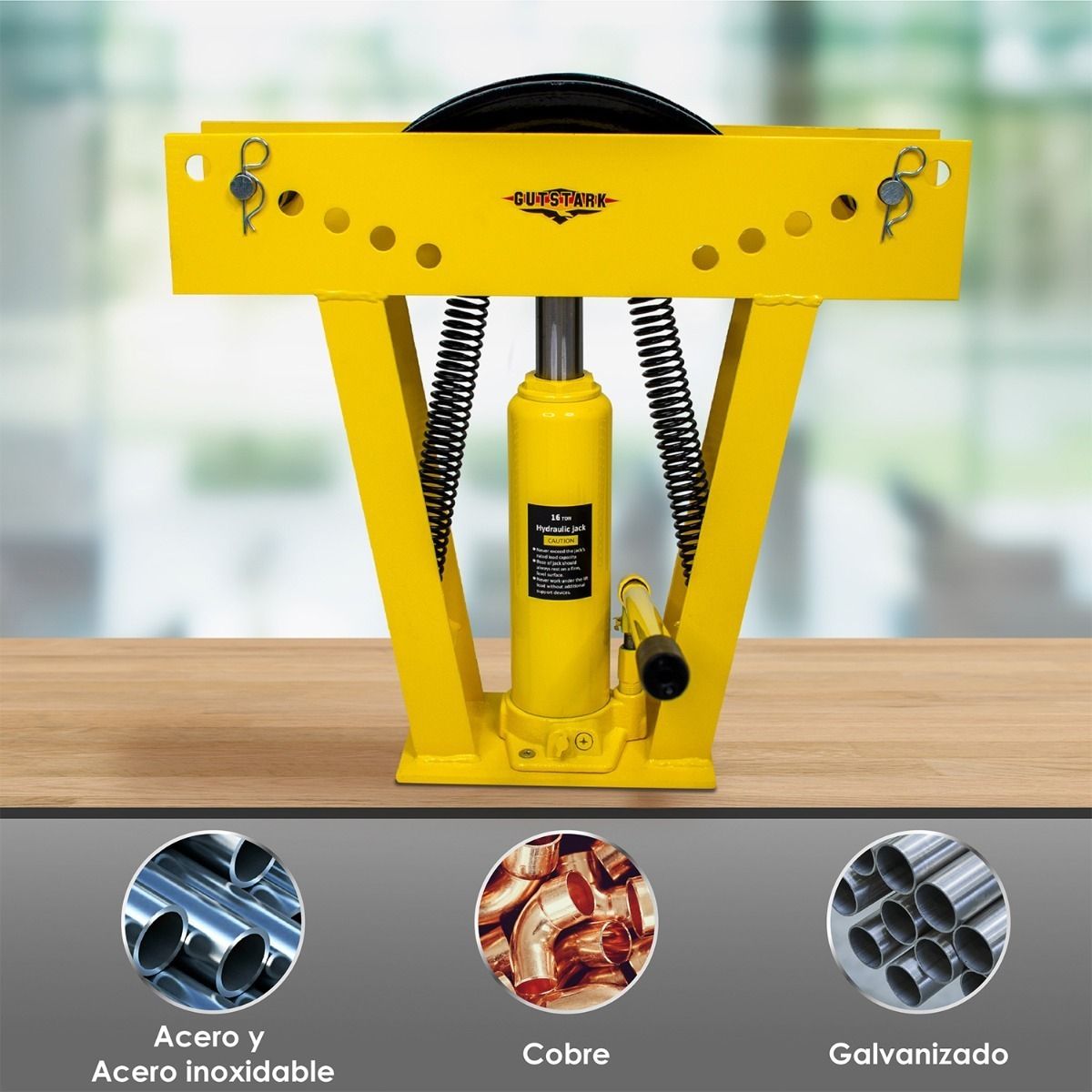 GUTSTARK - Dobladora De Tubos Hidráulica 16 Toneladas