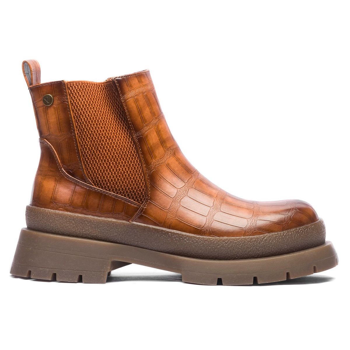 CHANCLETA - Botín Mujer Camel Coconi Chancleta