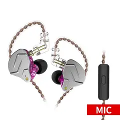 KZ - Audífonos ZSN PRO in ear con MIC Púrpura