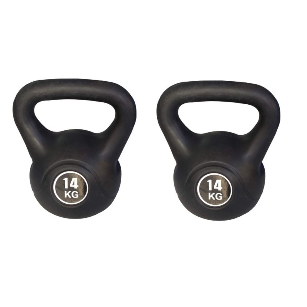LUMAX - Set Par de Pesas Rusas Kettlebell 14kg Entrenamiento