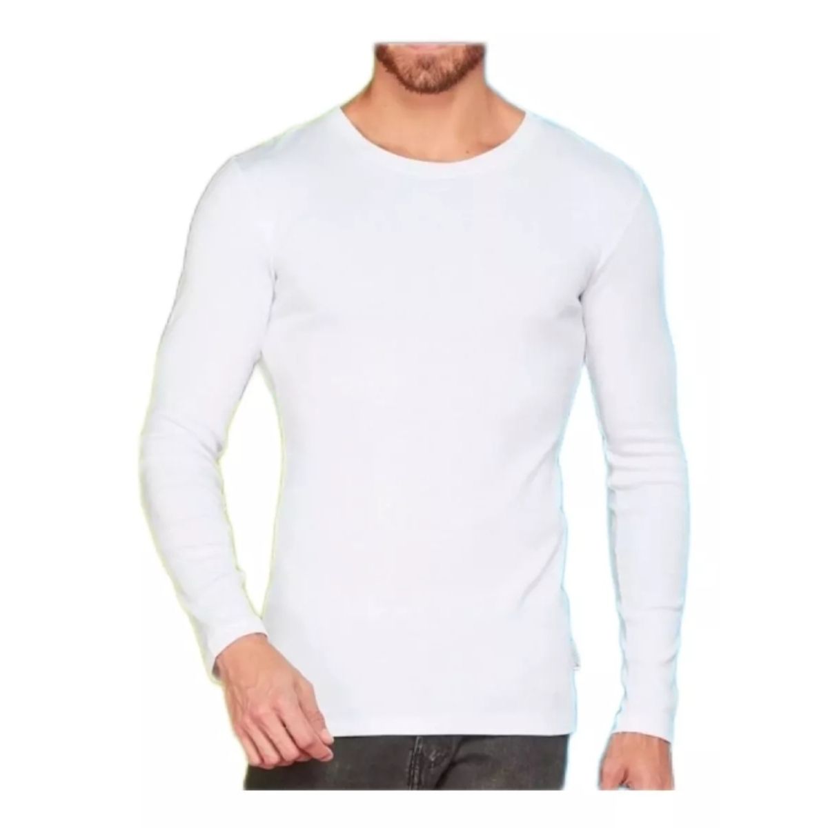 LADY GENNY - Camiseta Manga Larga Cotton Rib Jockey