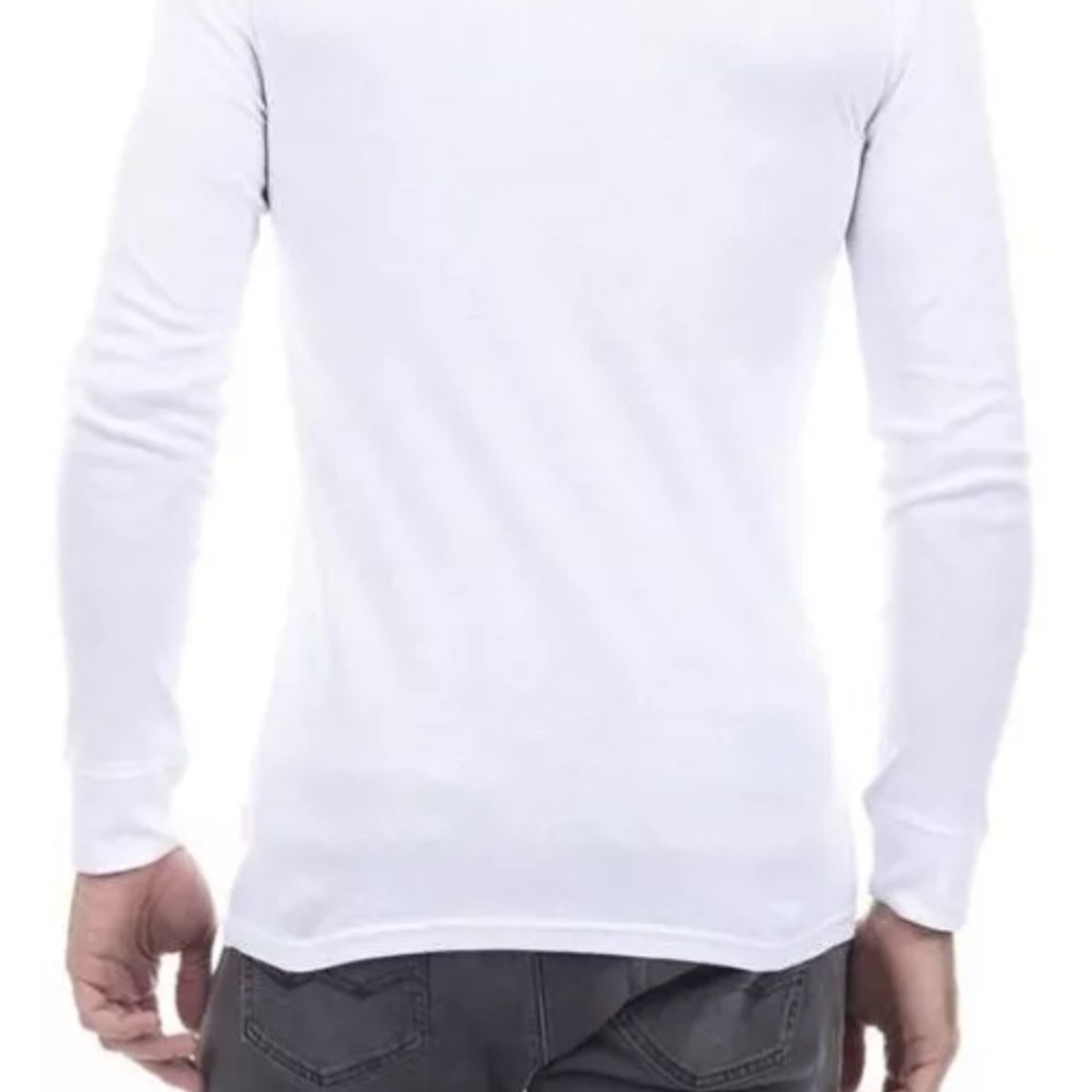 LADY GENNY - Camiseta Manga Larga Cotton Rib Jockey