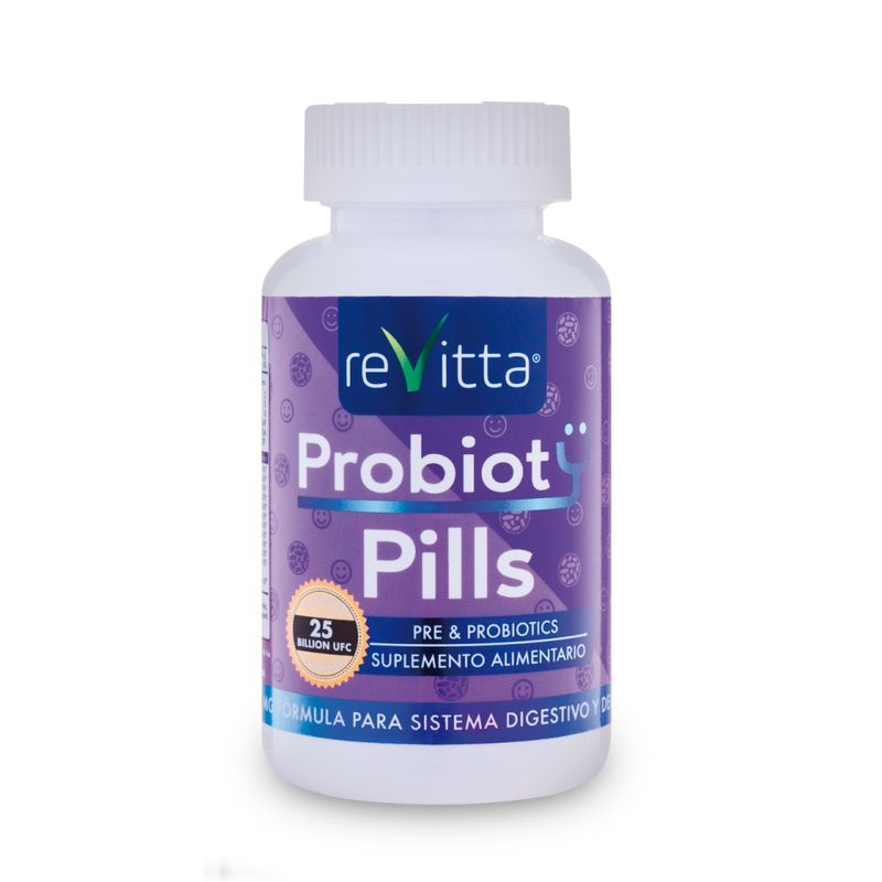 REVITTA WELLNESS - Probióticos Fórmula Única Probioty 60 cápsulas