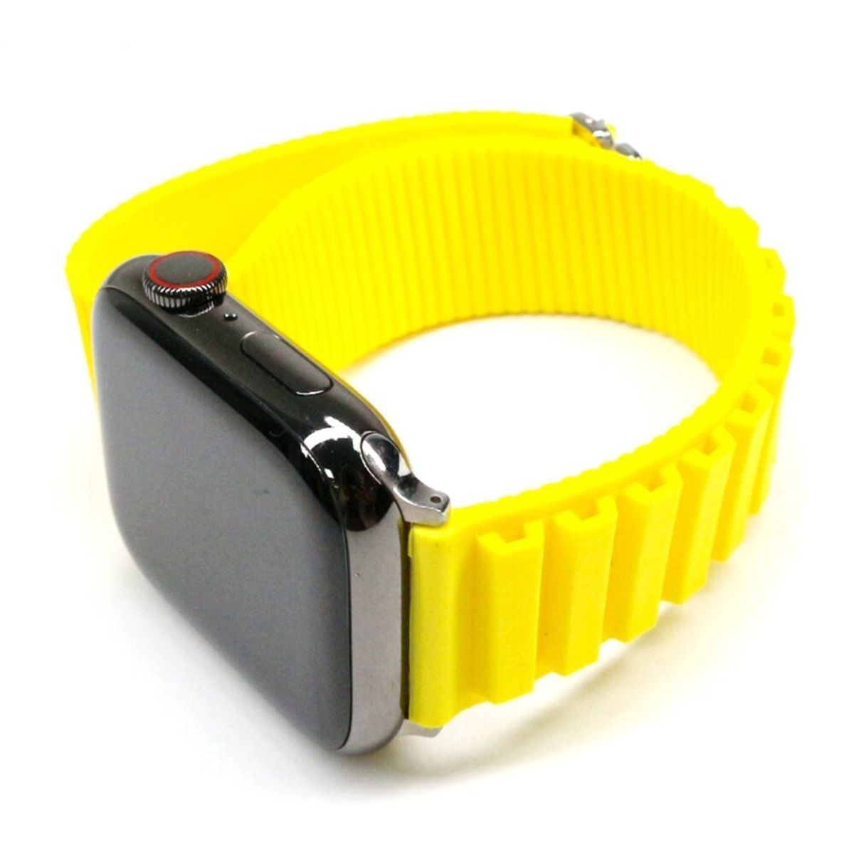 GENERICO - Correa Silicona Para Iwatch Ultra M1 Series Se 38 al 41 mm - AMARILLO