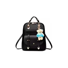 GENERICO - Mochila Cartera Para Mujer Negro