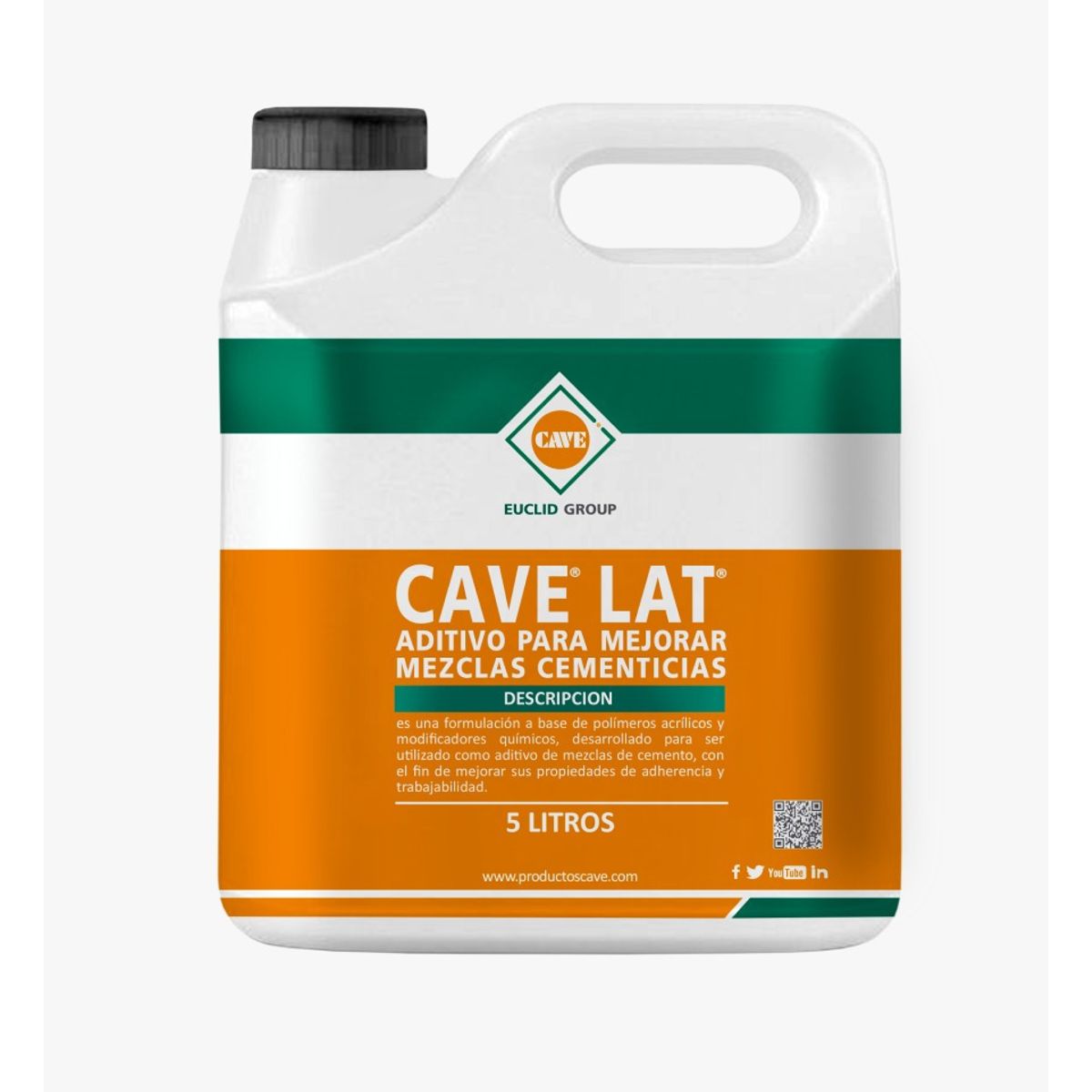 CAVE - Cave Lat - promotor de adherencia, Bidón 5 Kg.
