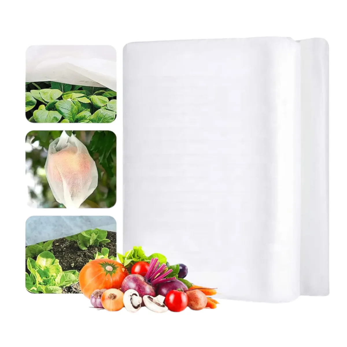 GENERICO - Malla Antihelada Tela Reforzada Protectora 1,40x10 Mts 17 Gr…