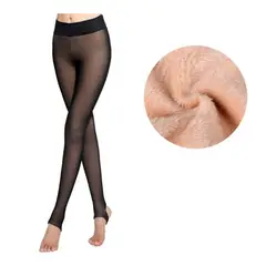 OEM - CALZA CHIPORRO EFECTO PIEL PARA MUJER INVIERNO