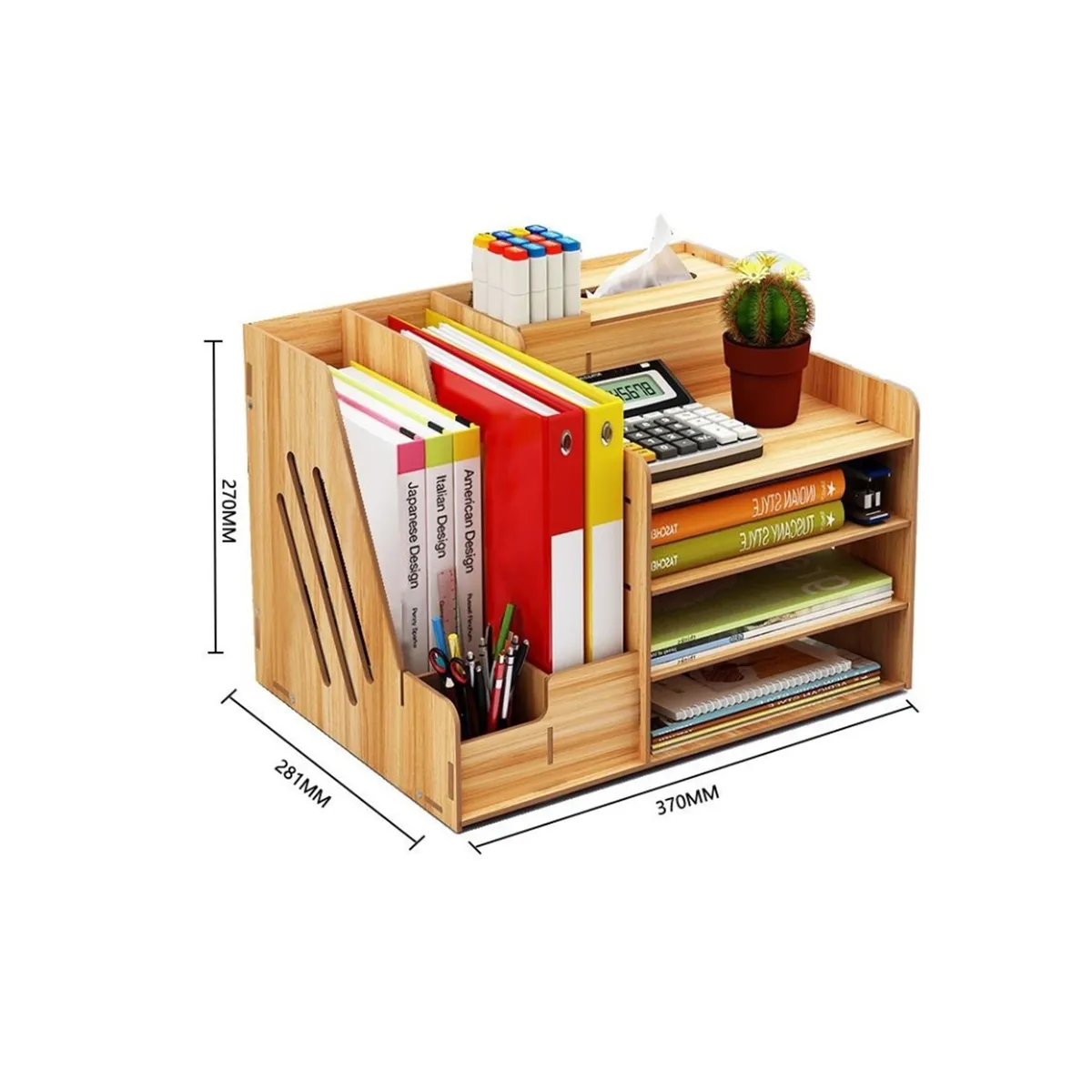 GENERICO - Estante Melamina Escritorio Organizador Oficina Portalapiz