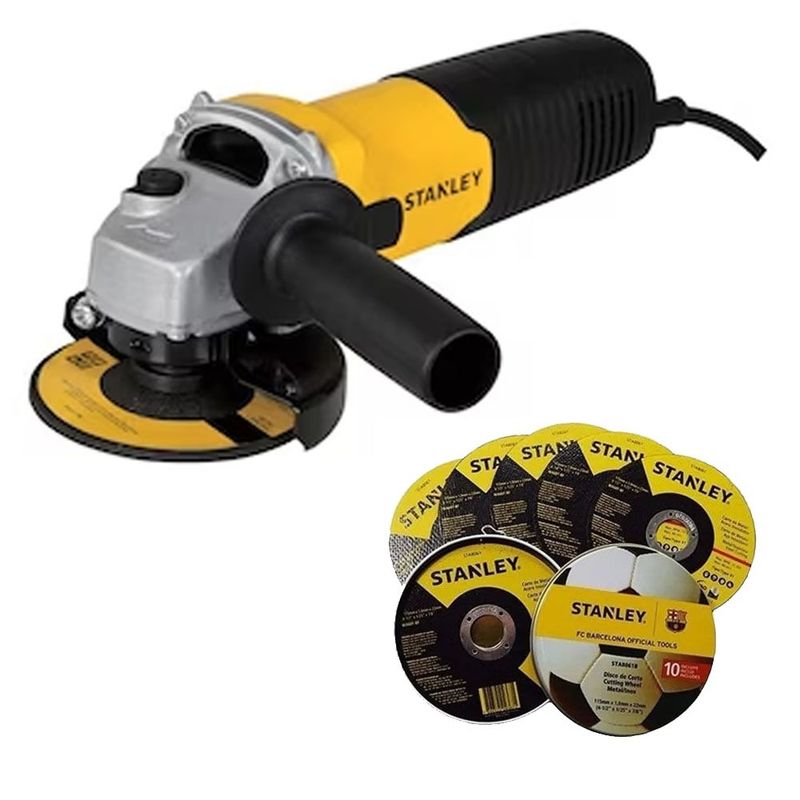 STANLEY JR - Esmeril Angular Stanley 4 1/2 750 W Mod: Stgs7115-b2c