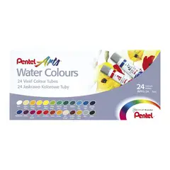 PENTEL - Estuche 24 Tubos Acuarela